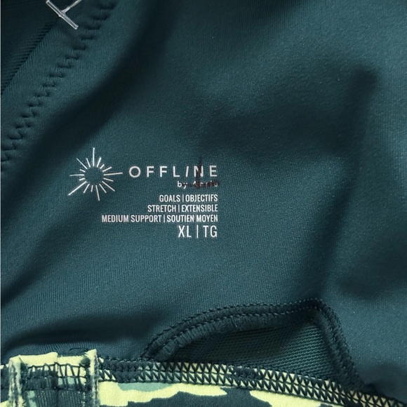 OFFLINE by Aerie Goals Medium Impact Cheetah Print Sports Bra--NEW--XL - Picture 12 of 15